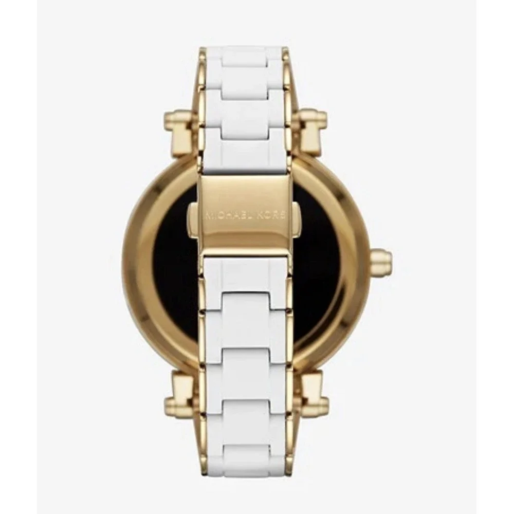 Michael Kors Access Women's Smart Watch Sofie Gold MKT5039 White NEW